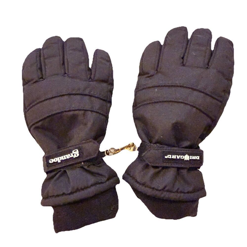 Grandoe Sympatex Black Women M Ski Snow Gloves Functional Curve Snowboard Winter